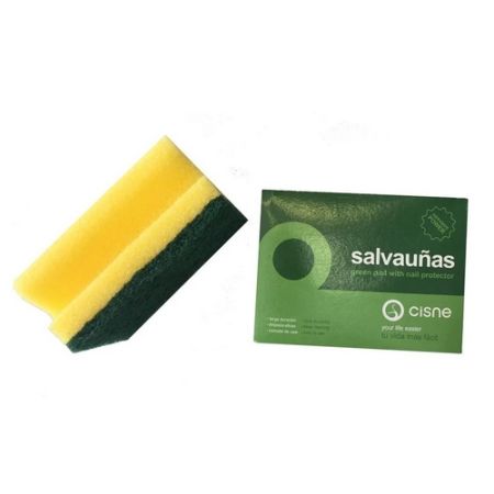 Esfregão Salva Unhas Verde 7,5X10X5Cm