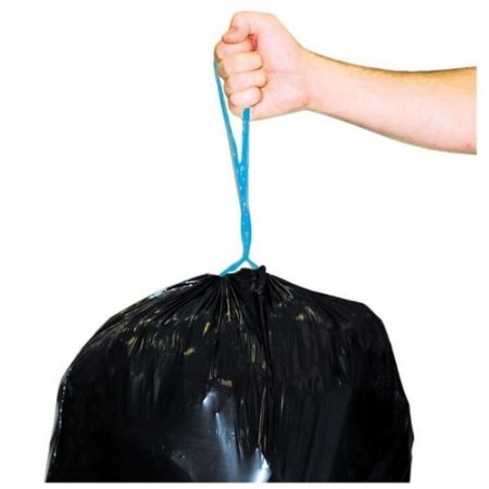 Sacos Pretos em Rolo Fecho Fácil