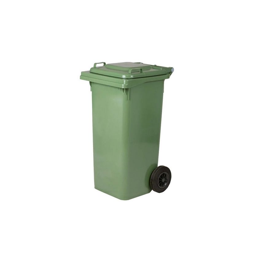 Contentor Lixo Verde s/Pedal c/Tampa 120 Lts